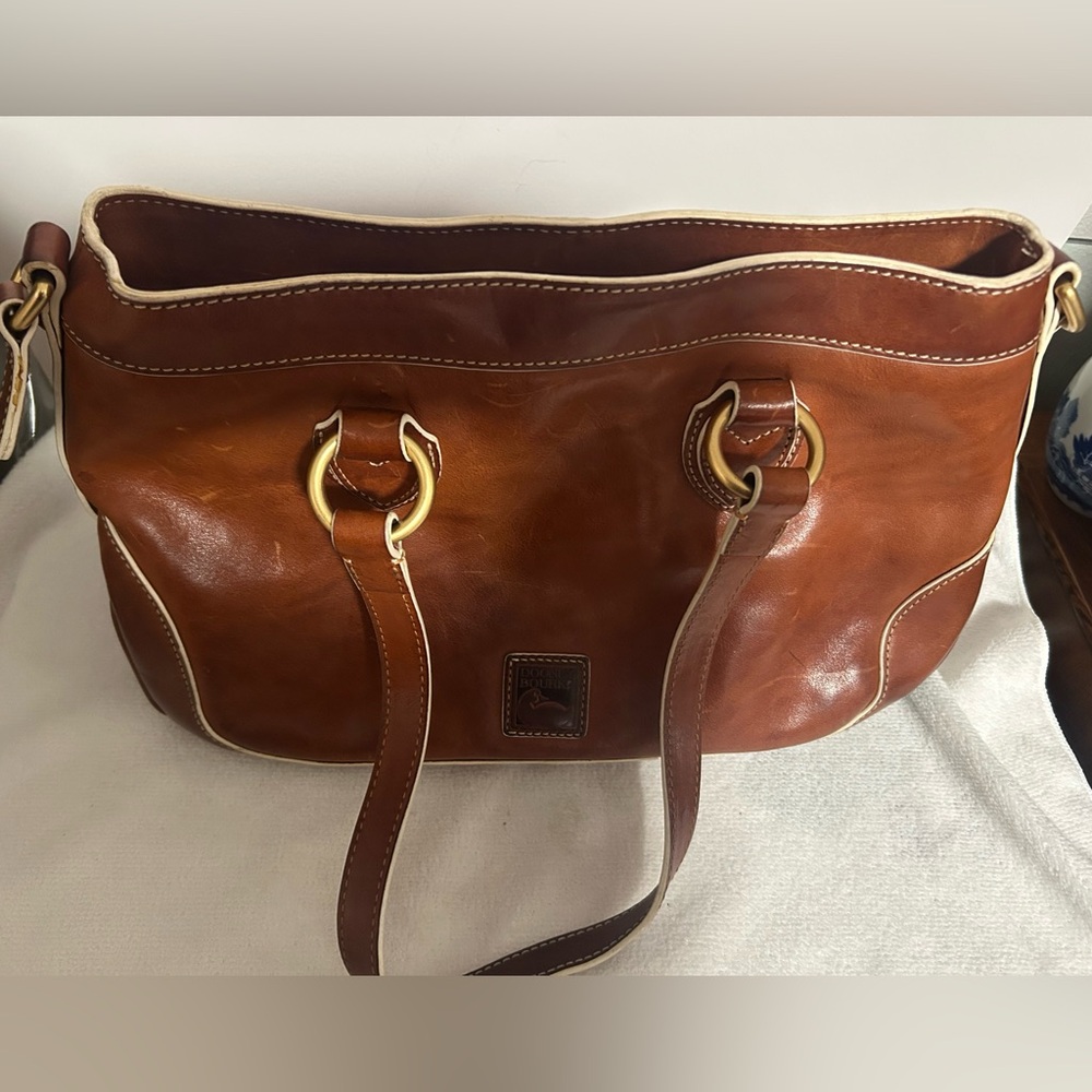 Dooney & Bourke Florentine  bag  with Cream Trim